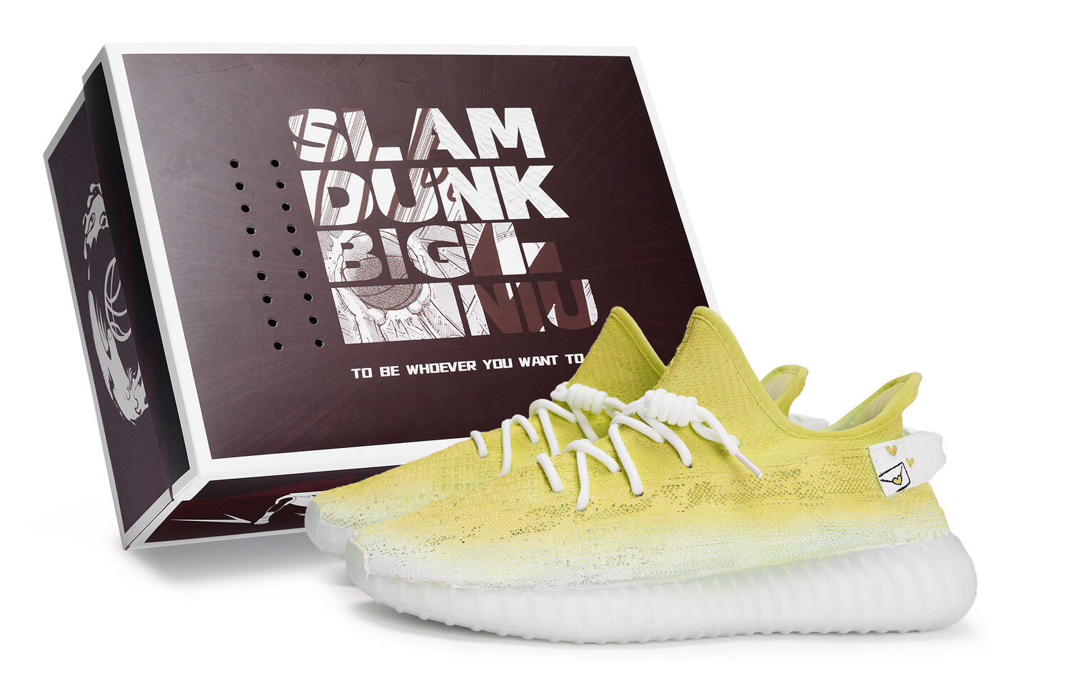 

Кроссовки adidas originals Yeezy Boost 350 V2 Lifestyle Shoes Unisex Low-top White, цвет White/Varsity Maize