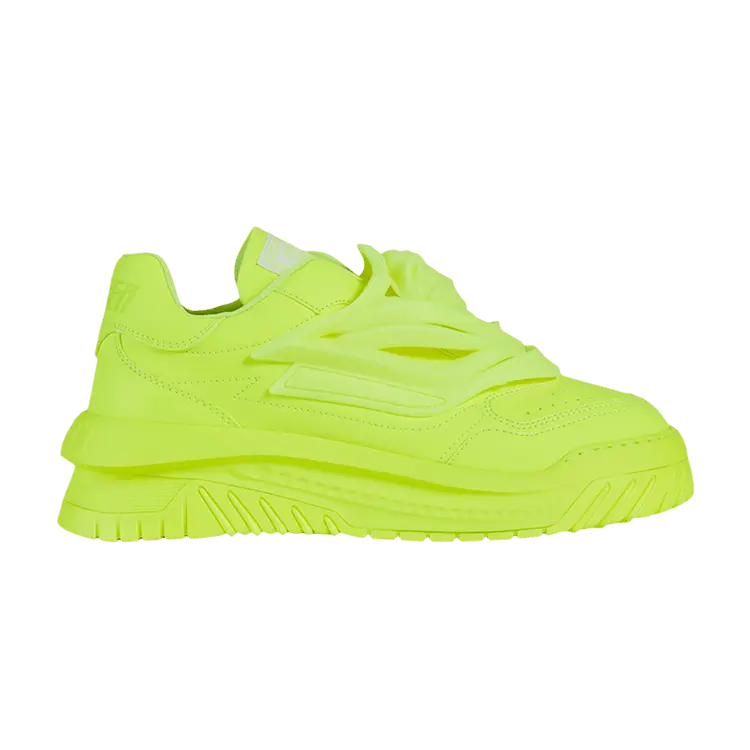 

Кроссовки Versace Odissea Caged Rubber Medusa Sneaker Fluo Yellow, желтый