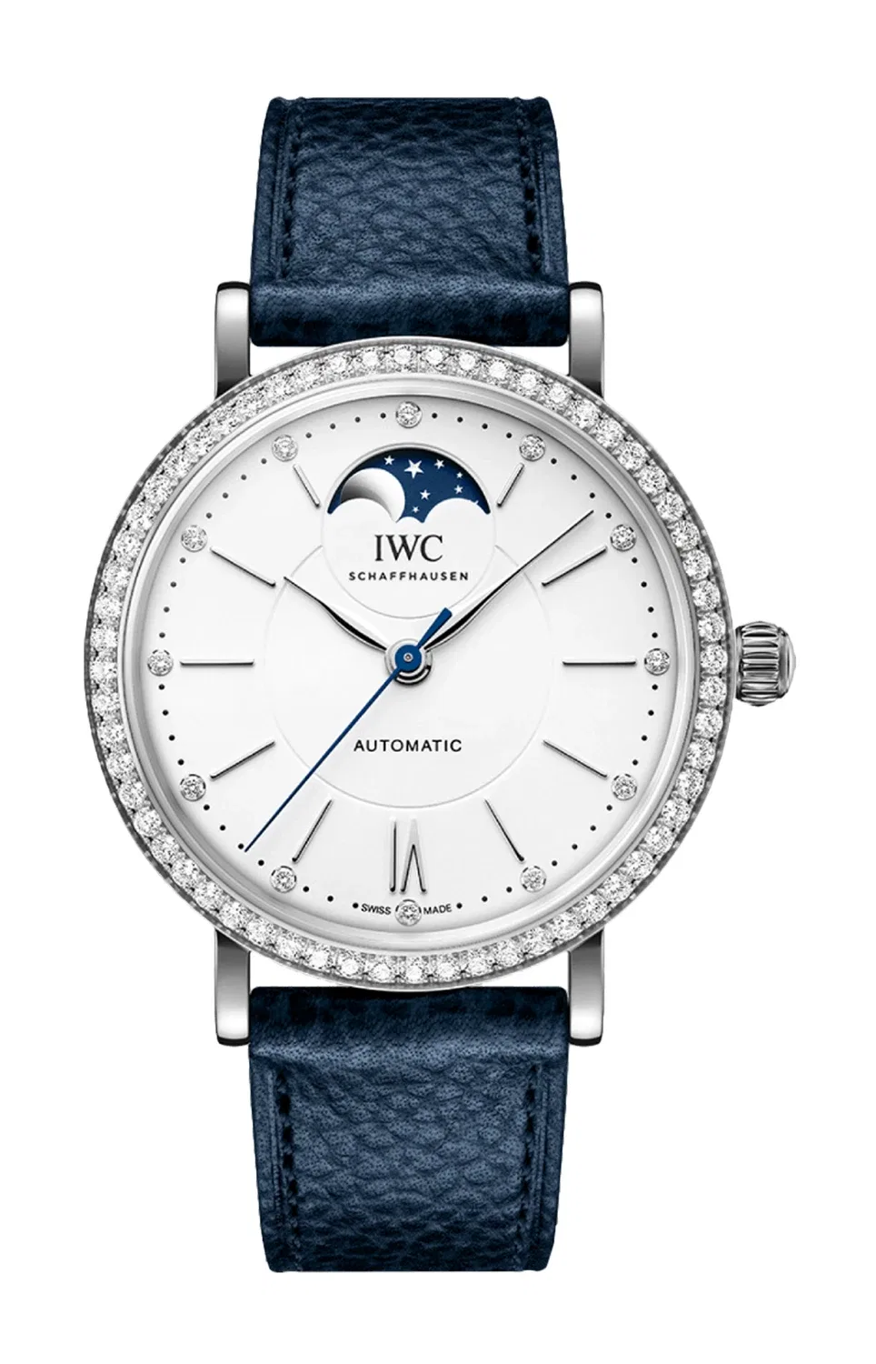 ПОРТОФИНО АВТОМАТИК С ФАЗАМИ ЛУНЫ 37 - IW659601 IWC SCHAFFHAUSEN, серебряный
