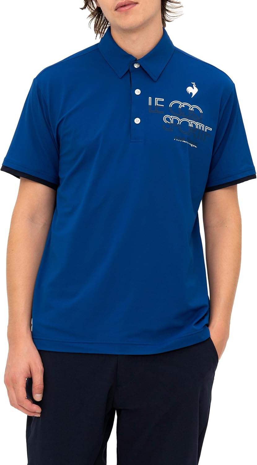 

Приятная на ощупь рубашка с графическим принтом и воротником LT5SHS42MBL00M Le Coq Sportif