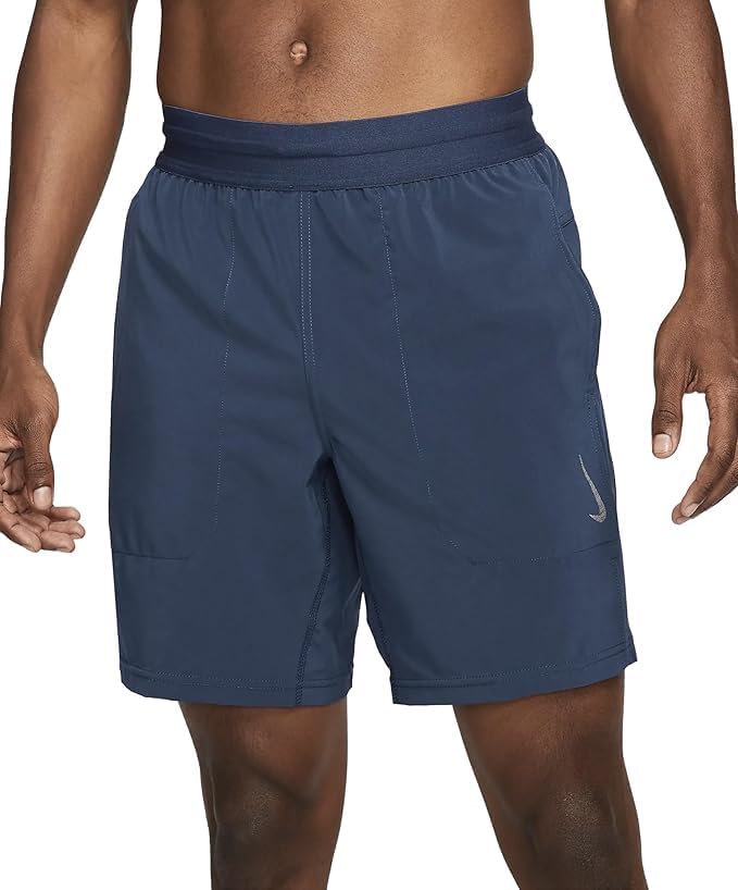 Мужские шорты для йоги Nike Dri-FIT, цвет «полночный темно-синий», Midnight Navy — фото 2