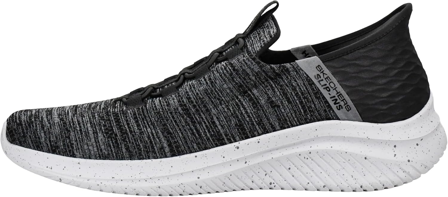 Мужские кроссовки Skechers Ultra Flex 3.0 с мгновенной посадкой без застежек, темно-серый — фото 4