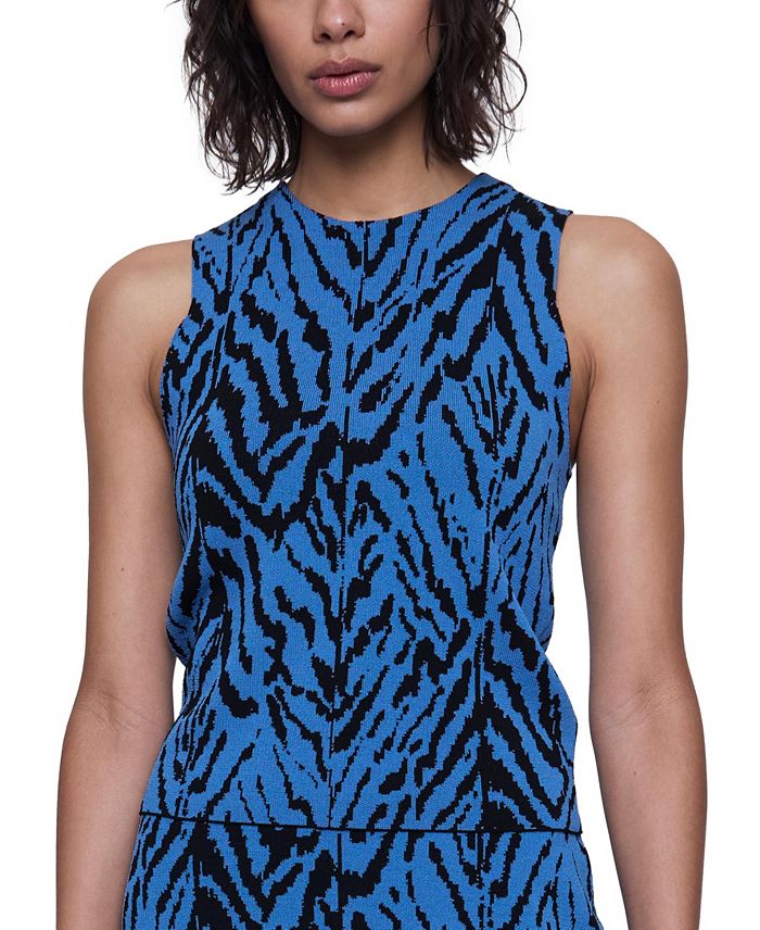 

Топ Lola с интарсией Rebecca Minkoff, синий