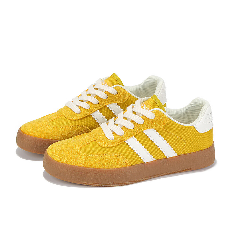 

Кроссовки Yobn Uber Skateboarding Shoes Women's Low-top Yellow, желтый