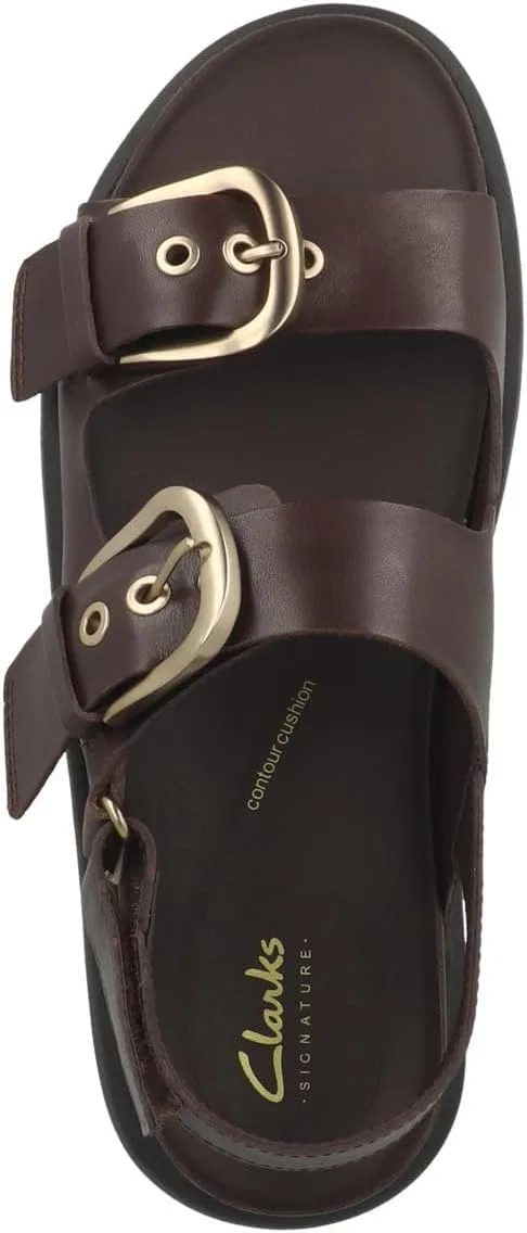 Туфли Clarks Originals Unisex Aristella BaySHOE, Dark Brown Lea — фото 2