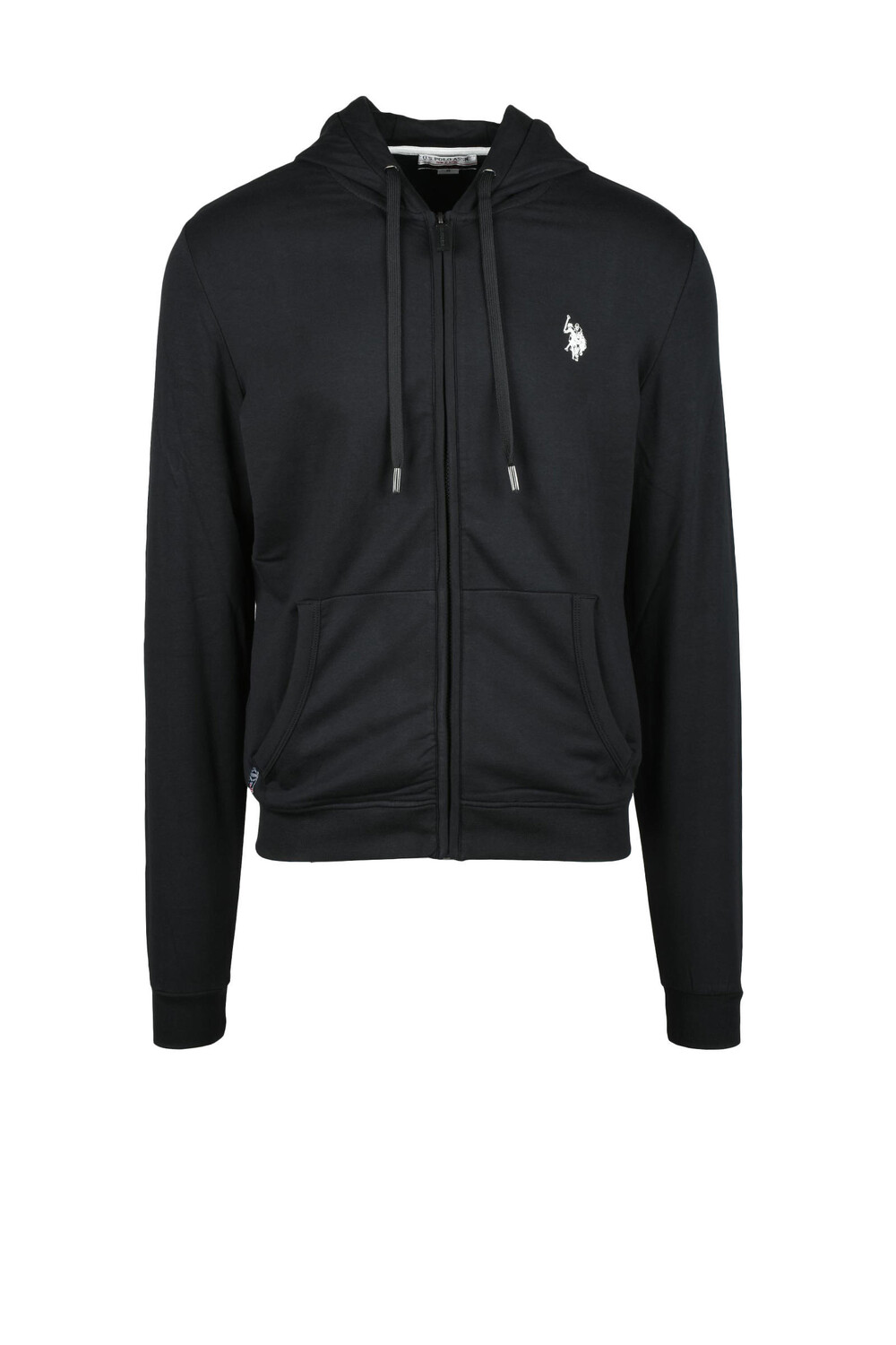 

Толстовка мужская U.S. Polo Assn. на молнии хлопковая, черный