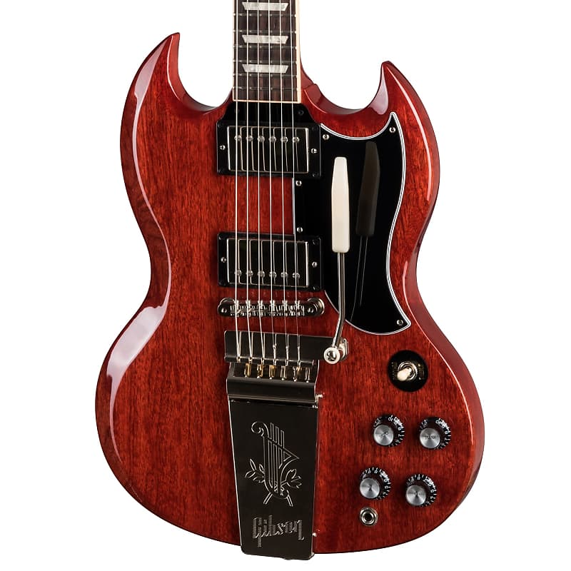 

Электрогитара Gibson SG Standard ‘61 Maestro Vibrola Electric Guitar - Vintage Cherry