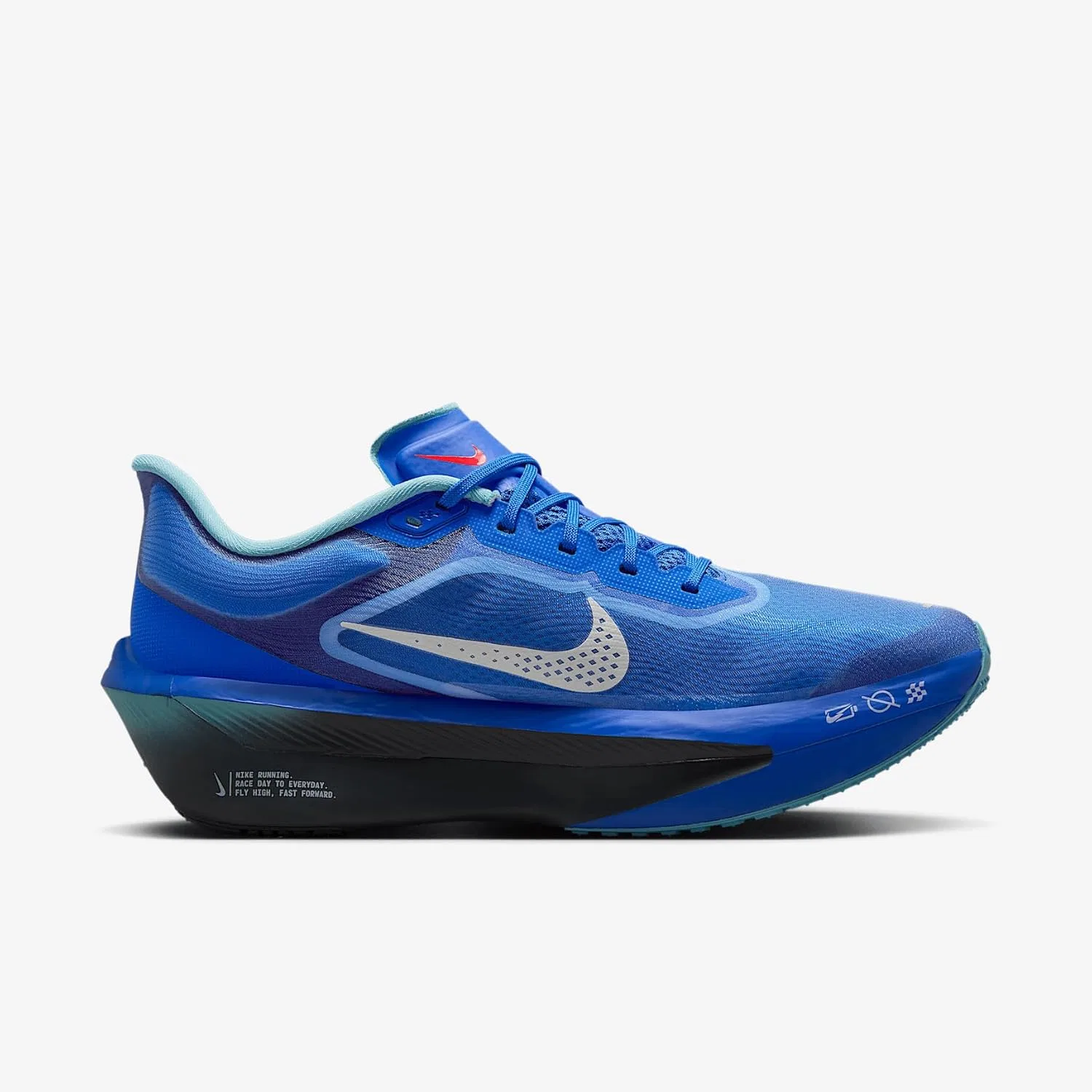 Мужские шоссейные кроссовки Nike Zoom Fly 6 (HQ1718-400, Racer Blue/Denim Turquoise/Doll/Sail) — фото 3