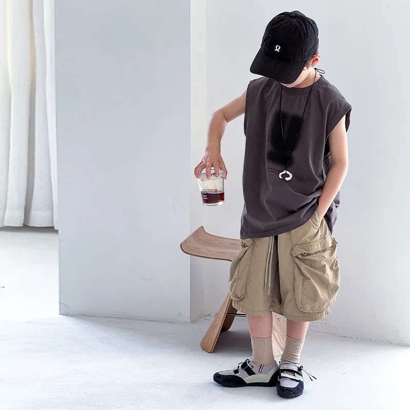 Детский спортивный костюм Disney Kids Casual Sportswear серый — фото 4