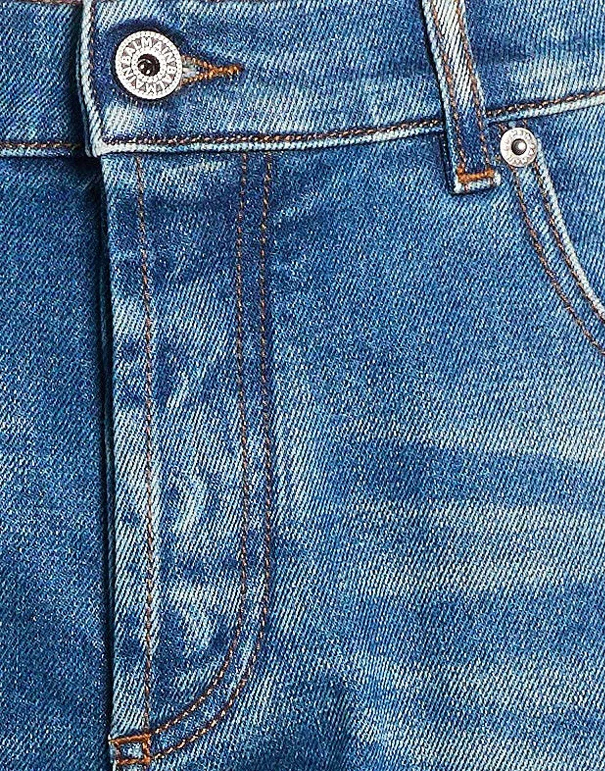Джинсы скинни BALMAIN синие — фото 4