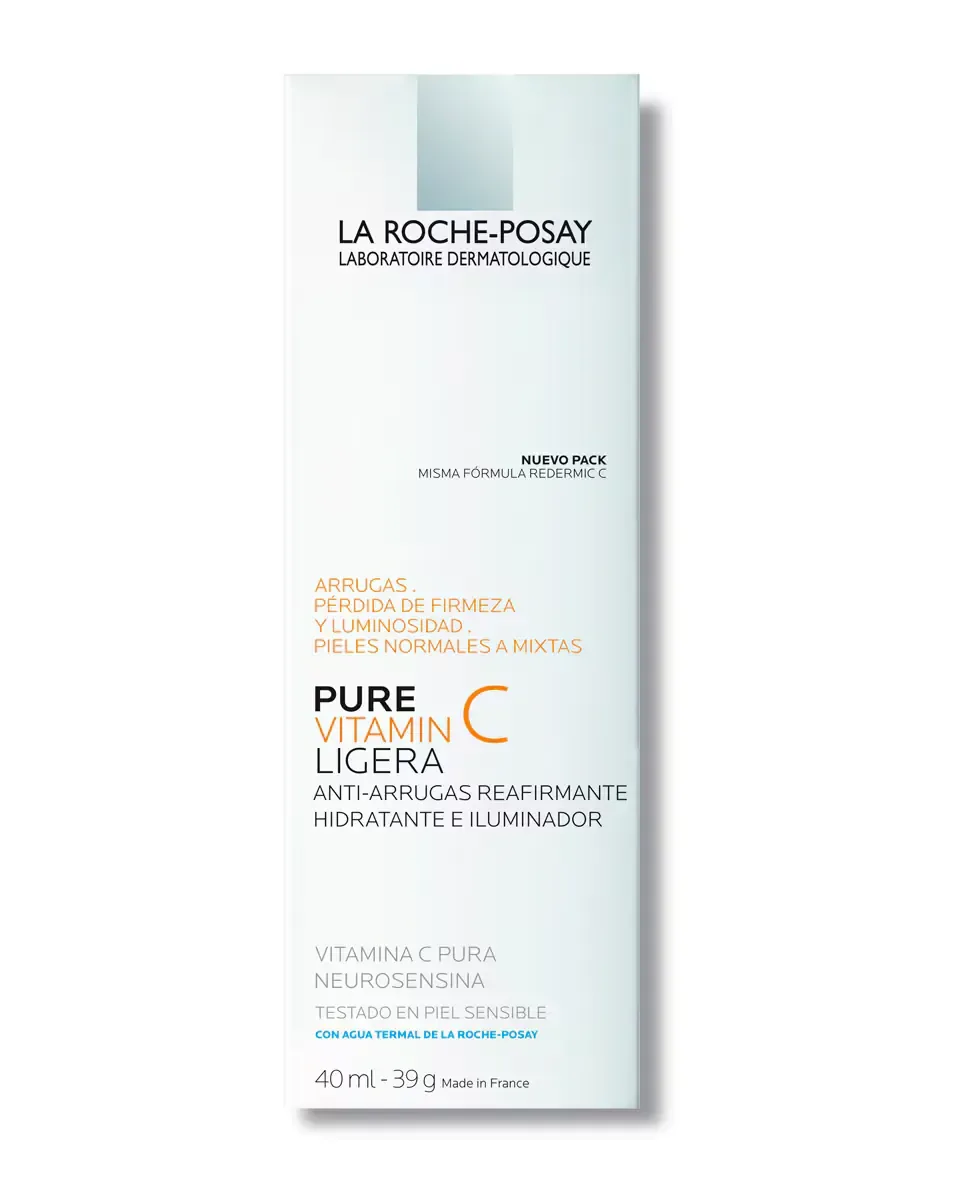 Сыворотка La Roche-Posay — Антиоксидантный и осветляющий дерматологический уход Redermic C для нормальной и, 40 мл — фото 2