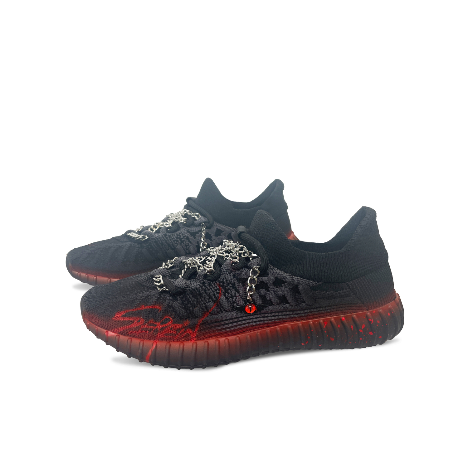 Adidas Originals Yeezy Boost 350 V2 Low top Casual Shoes Unisex Black Gold Silver — фото 4
