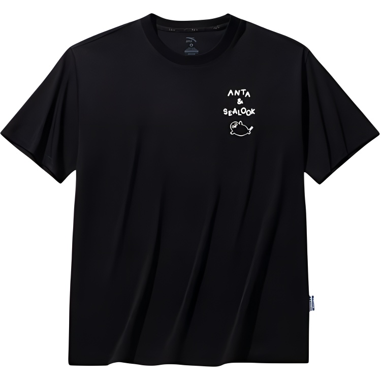 

ANTA Футболка мужская базовая black, Черный, ANTA Футболка мужская базовая black