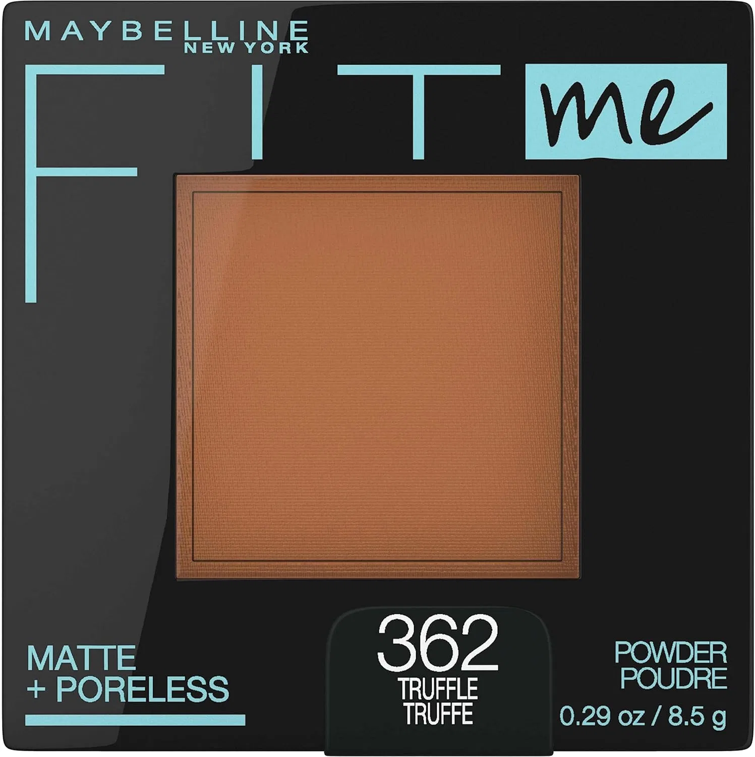 Пудра компактная матовая Maybelline New York Fit Me Matte + Poreless, оттенок Truffle, 0.28 унции