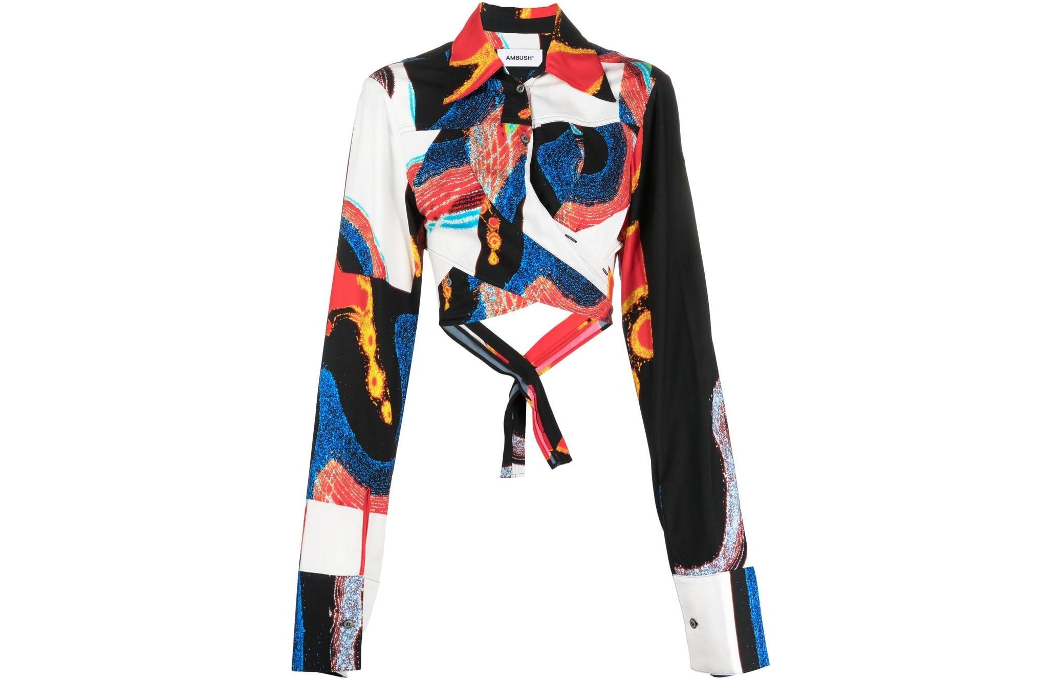 

Женская разноцветная рубашка AMBUSH, мультиколор