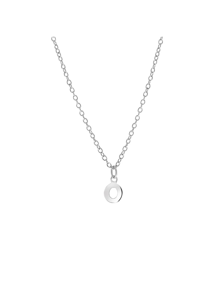 

Lucardi Серебряное ожерелье 925 пробы с буквой «О»