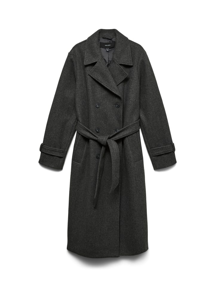 

Зимнее пальто Vero Moda, темно-серый меланж
