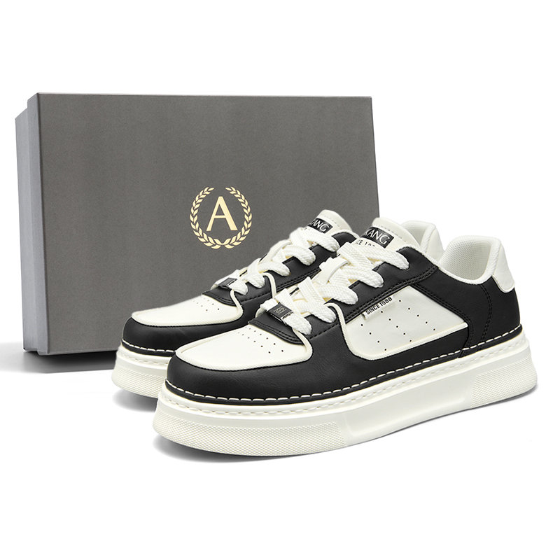 

AOKANG Кроссовки Air Force One Series мужские низкие бело-зеленые, черно-белые, цвет Black White[Standard Sports Shoe Size]