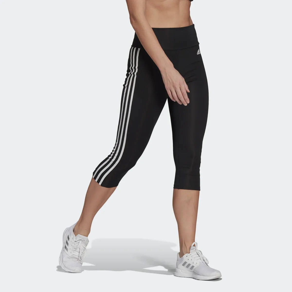 

Трикотажные тайтсы adidas Performance "ПОДСТРАЗАНЫ ДЛЯ ДВИЖЕНИЯ ВЫСОКОЙ ПОСАДКИ 3-ПОЛОСКИ SPORT 3/4-TIGHT" (1 шт.), белый