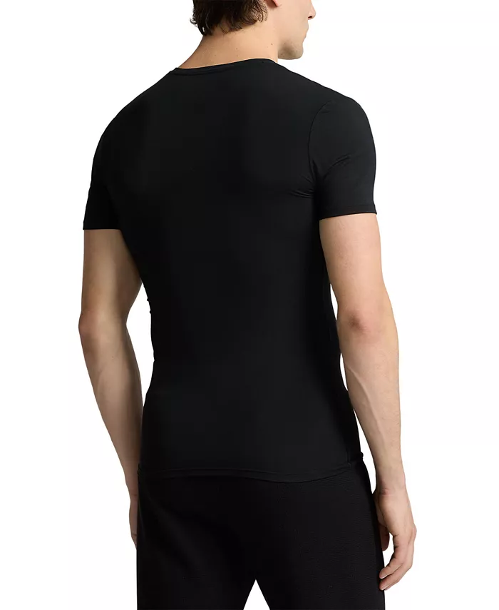 Мужские футболки с V-образным вырезом Perfect Flex, 2 шт Polo Ralph Lauren, черный — фото 3