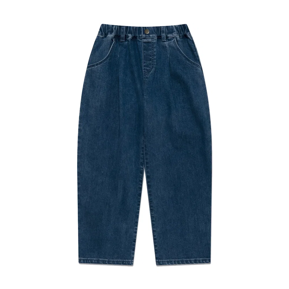Детские джинсы полусвободного кроя баллон индиго от Lee Kids — фото 2