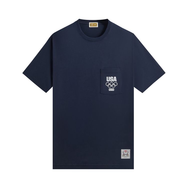 

Футболка Kith For Team USA Olympics 2024 Tee 'Nocturnal', синий