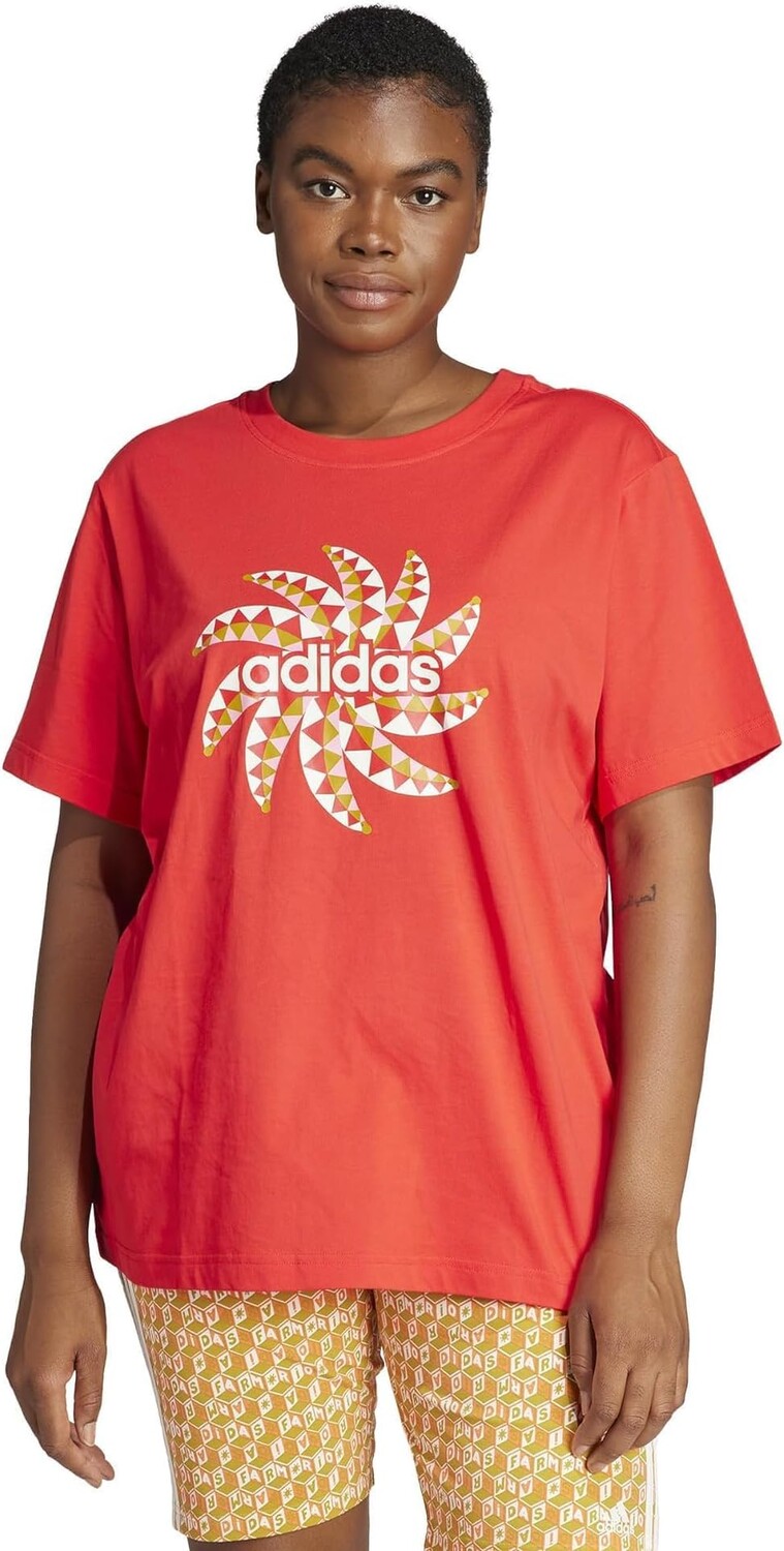 

Футболка Adidas Farm Graphic T-Shirt, цвет Tomato