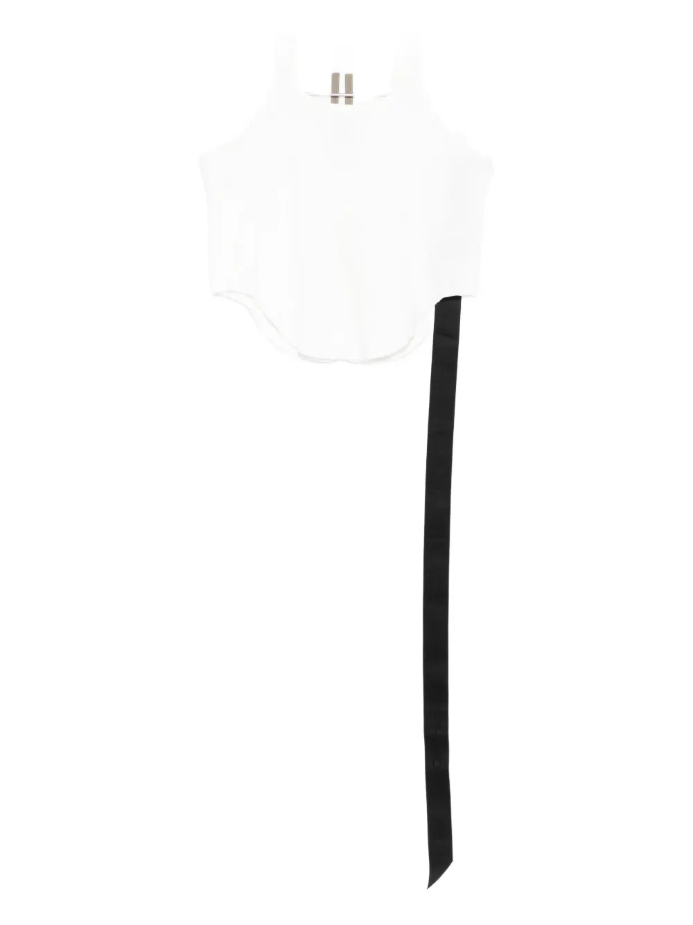 

Майка с необработанным краем и лентой Rick Owens DRKSHDW, белый