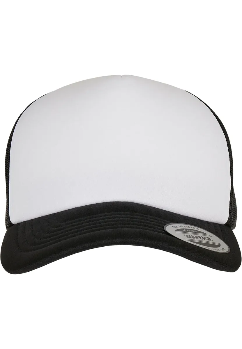

Flexfit Flex Cap " Flexfit Accessories YP Изогнутая пенопластовая кепка для дальнобойщиков – белая передняя часть", белый