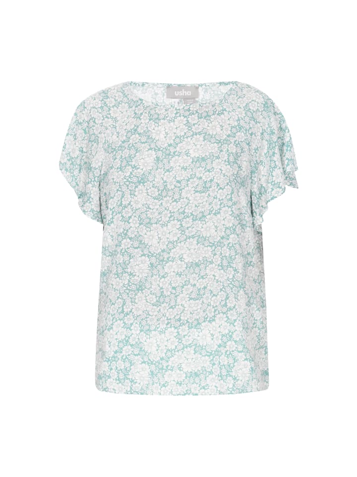 

Блузка Usha, цвет turquoise white