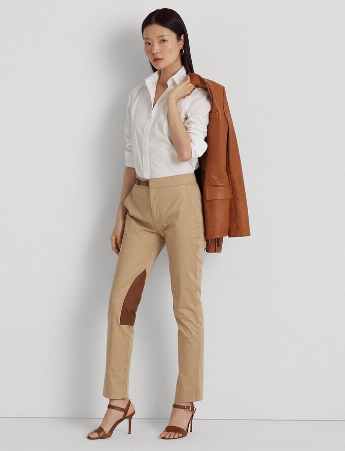 Рубашка-Блузка Lauren Ralph Lauren, белый — фото 2