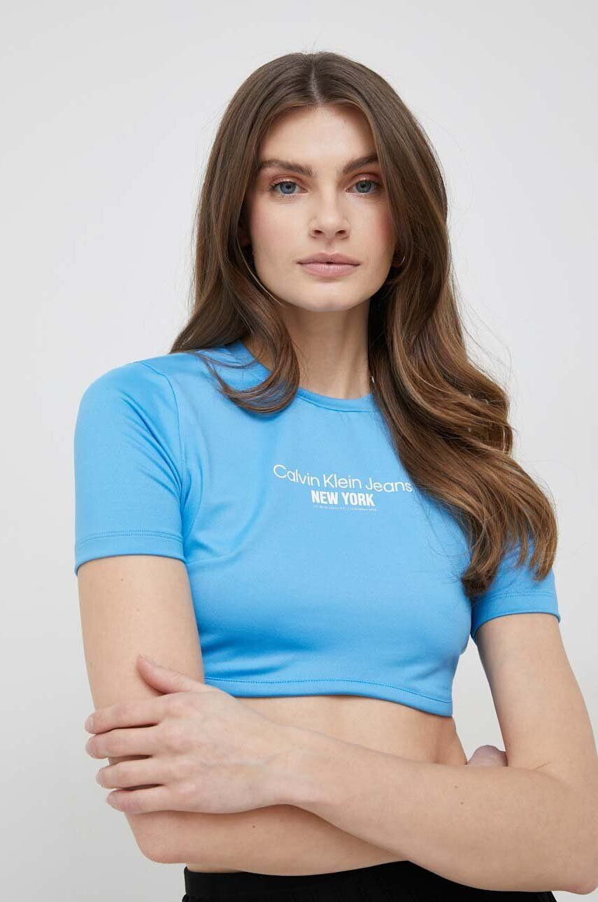 

Футболка Calvin Klein Jeans, синий