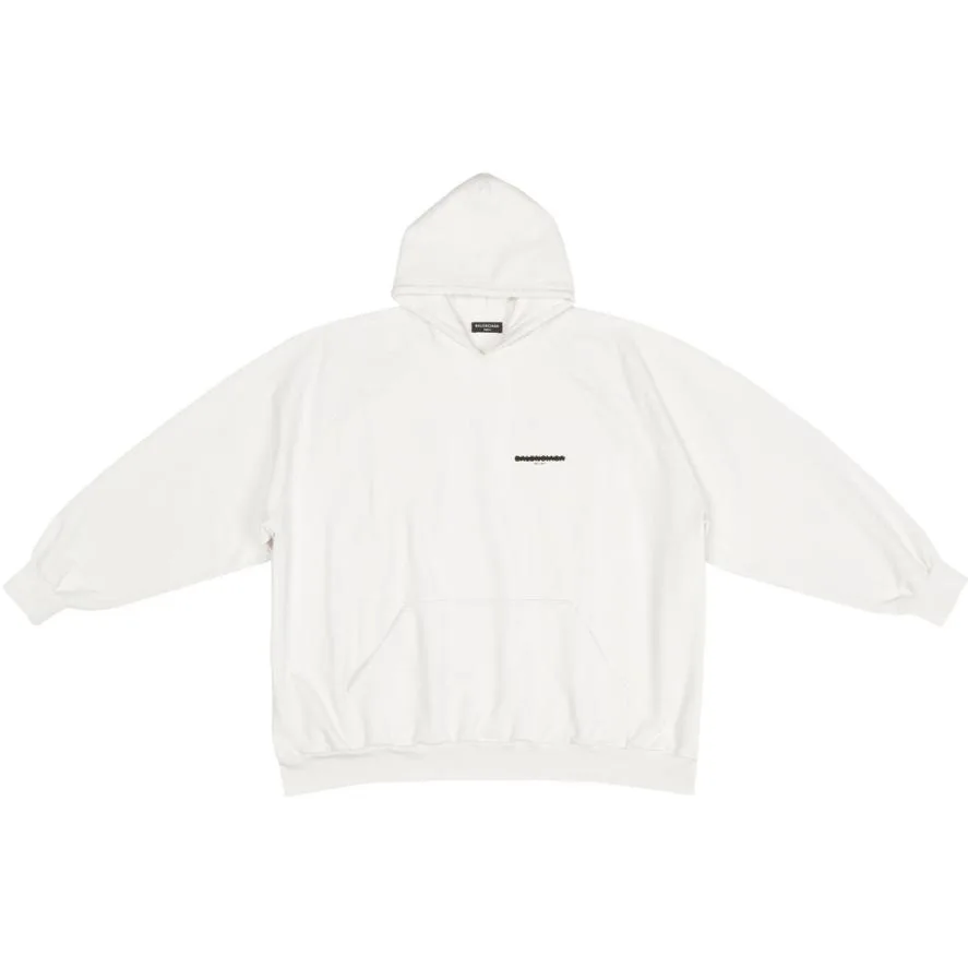 Оверсайз худи Balenciaga, экрю