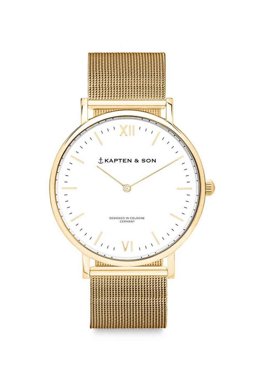 

Часы Campus Small Kapten & Son, цвет gold coloured white