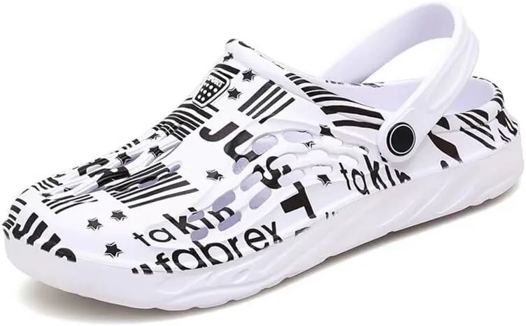 

Мужские легкие спортивные сандалии с закрытым носком для летней прогулки на улице и пляже Zonkacen, белый