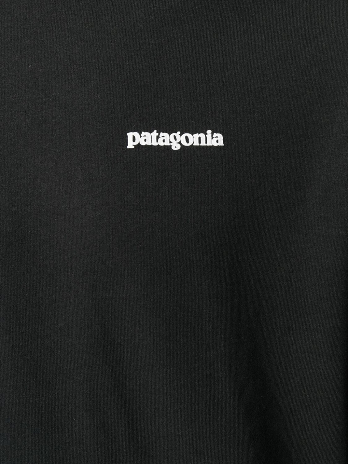 Patagonia футболка P-6 с длинными рукавами, черный — фото 4