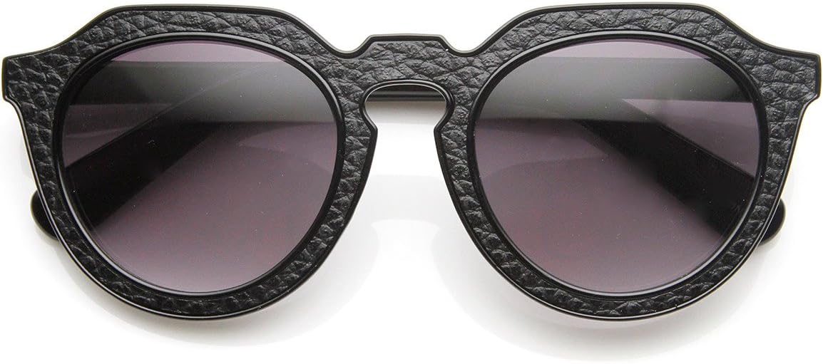 

Солнцезащитные очки zeroUV High Fashion Block Cut Pattern Print Keyhole Round Sunglasses в стиле «замочная скважина» с круглым вырезом и принтом в виде блочной резки, Black