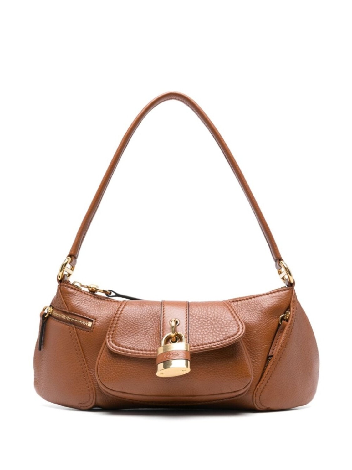 

Chloé сумка через плечо 99, коричневый