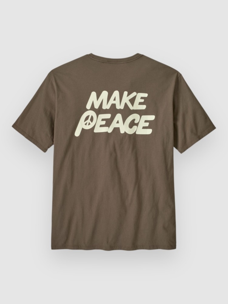 

Футболка Patagonia Balance Organic T-Shirt, peace seeds/marlow brown