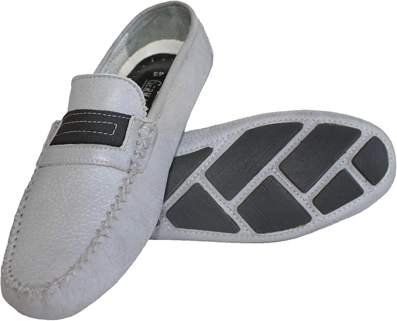 German Wear Мокасины для вождения moc Повседневная обувь Lederschue Nubuck Grey — фото 2