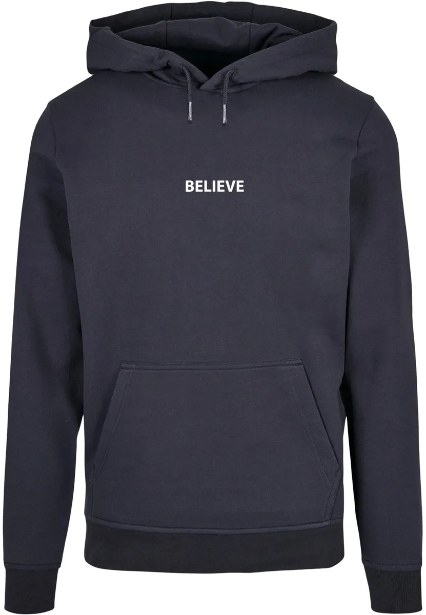 

Толстовка с капюшоном Merchcode " Merchcode Men's Believe Front Basic Hoody", цвет морской волны