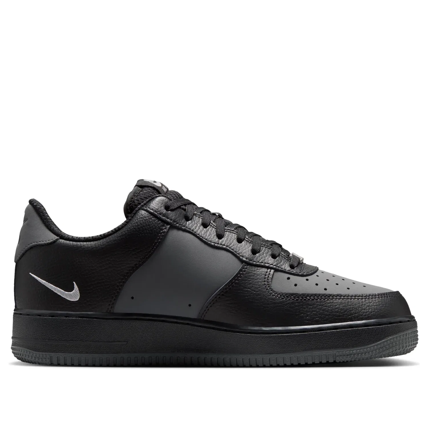 Кроссовки Nike Air Force 1 '07 LV8 'Black Light Smoke Grey' IR1475-010, черный — фото 2