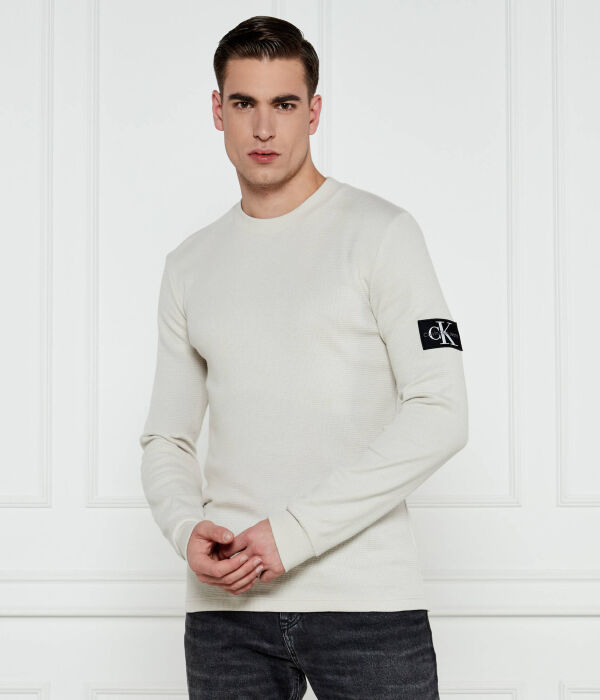 

Свитер мужской Calvin Klein Jeans с нашивкой, белый