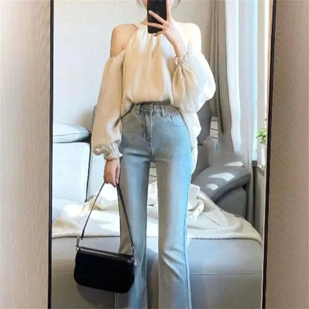 Джинсы клеш, stretch cotton, Blue Jeans — фото 3