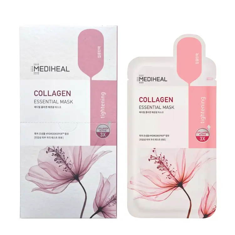 

Маска для лица Meidihuier Collagen Brightening, осветляющая, подтягивающая, увлажняющая, восстанавливающая, для всех типов кожи MEDIHEAL, 10 pcs/box