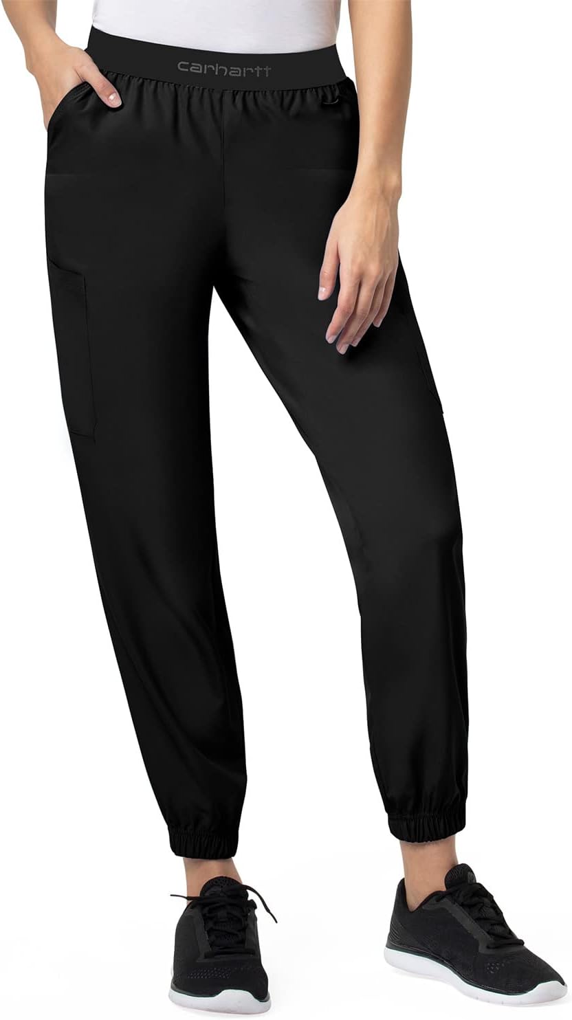 

Женские брюки-джоггеры Carhartt Scrubs C54106 Force Modern Fit из твила, Black