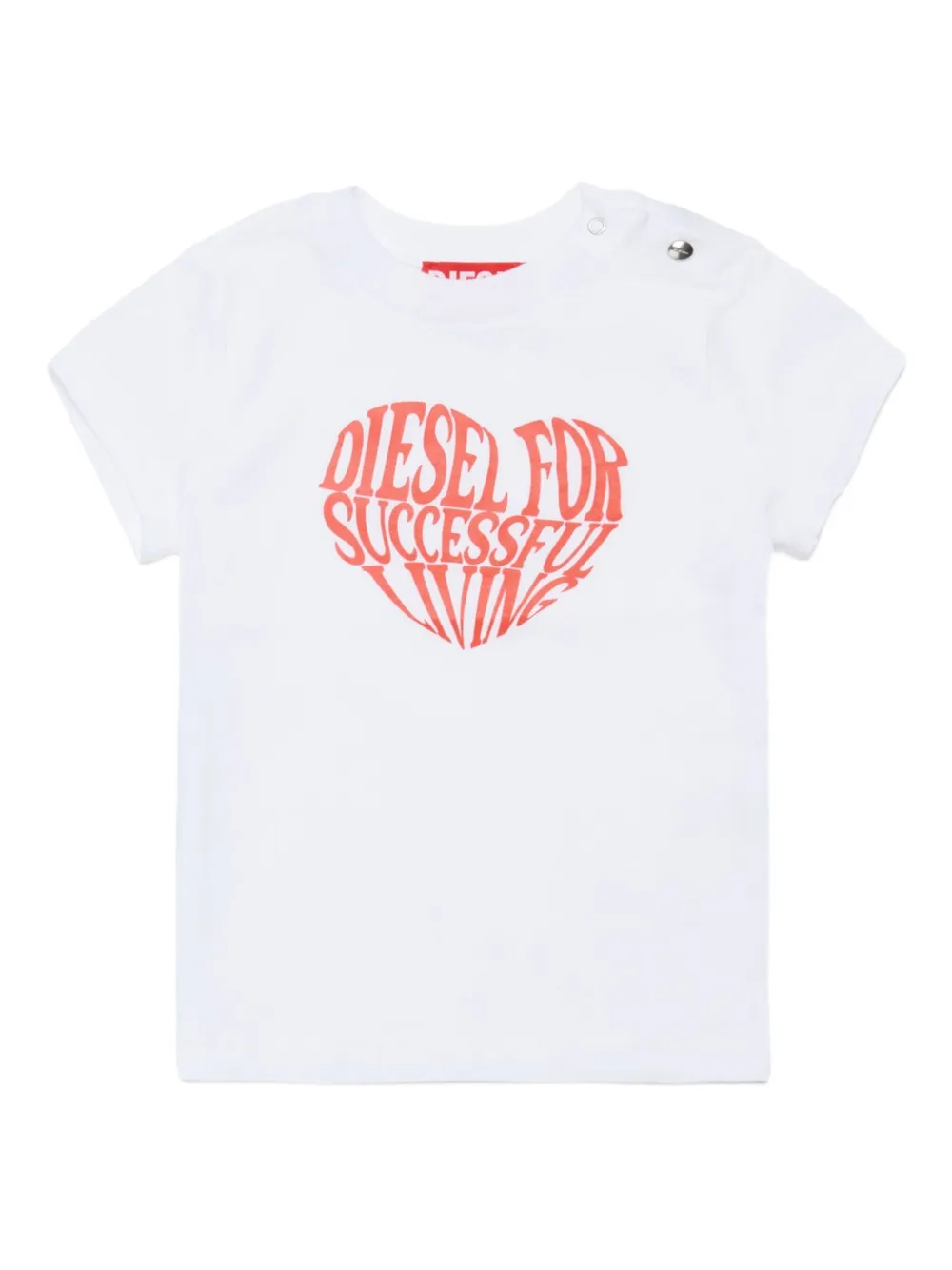 

Футболка с логотипом Diesel Kids, белый