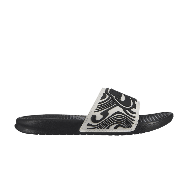 

Сандалии Nike Benassi JDI Slides 'White Black Abstract', черный