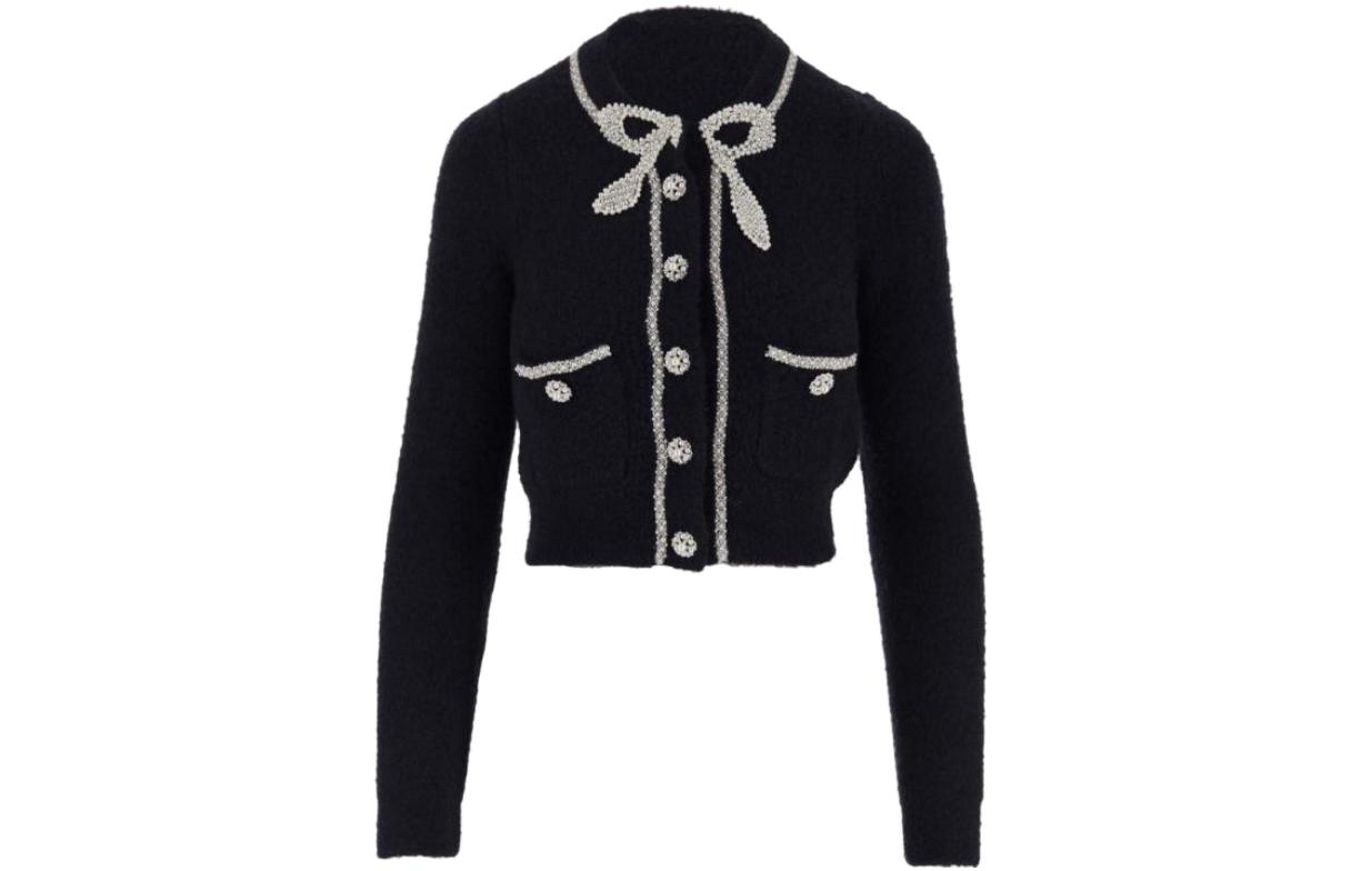 

Свитер Self Portrait женский морской синий