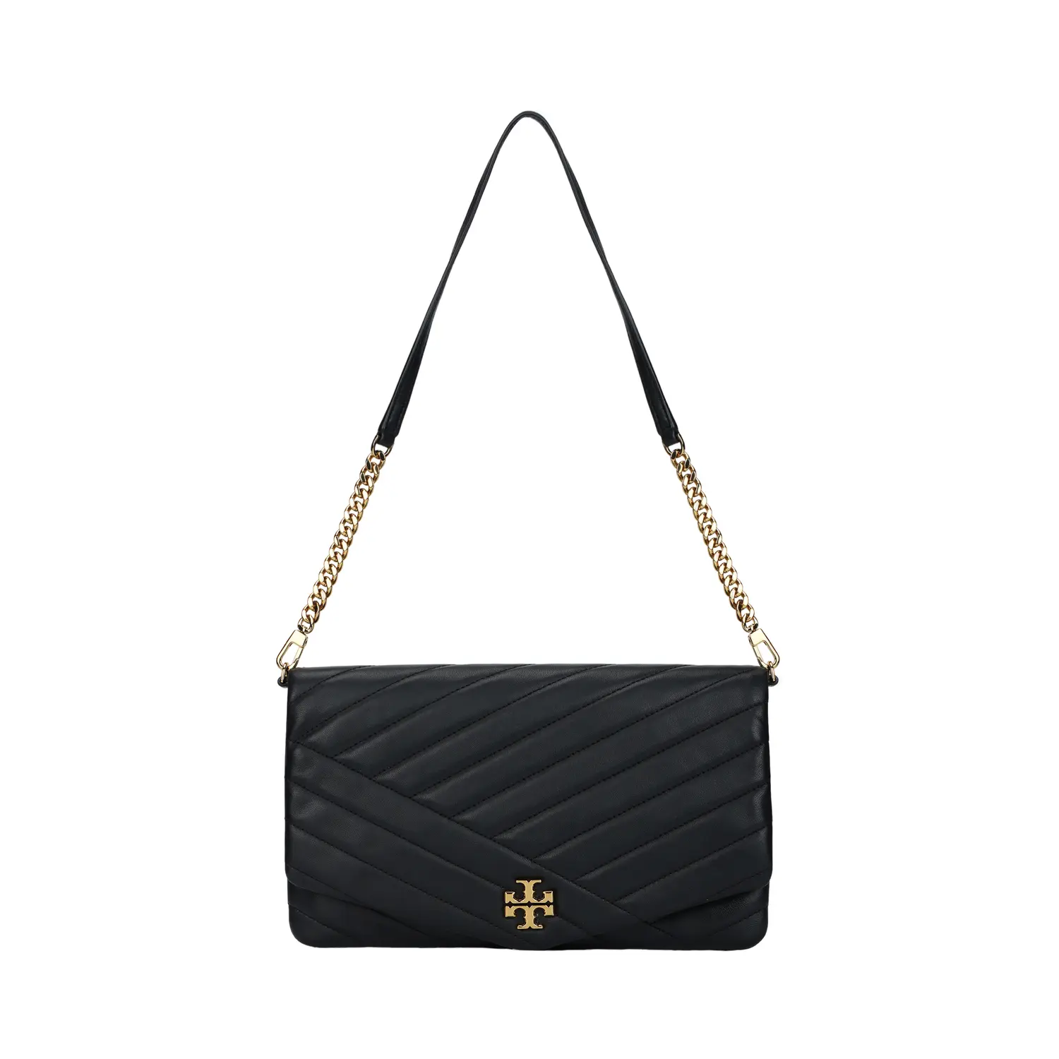 

TORY BURCH Кожаная женская сумка через плечо черная